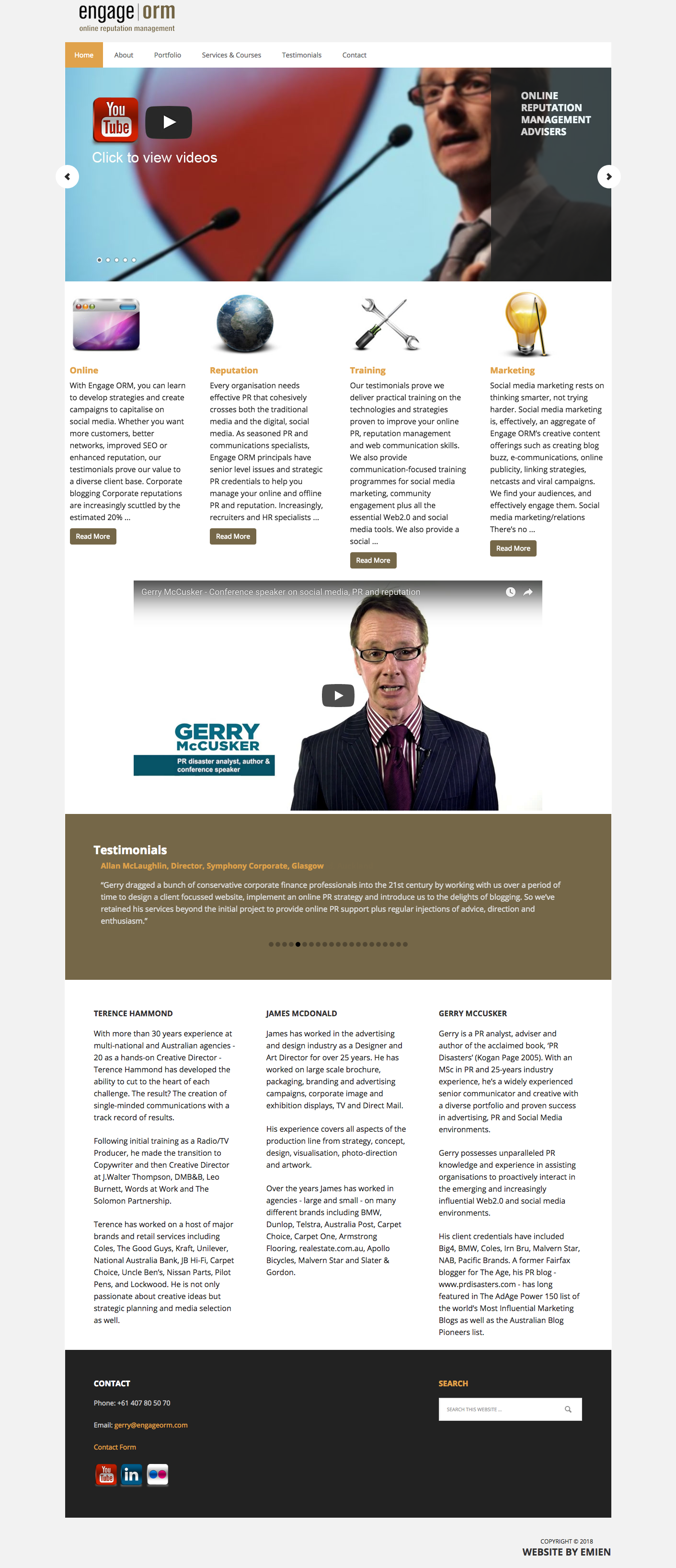 EngageORM – Australia's leading Online Reputation Management agency