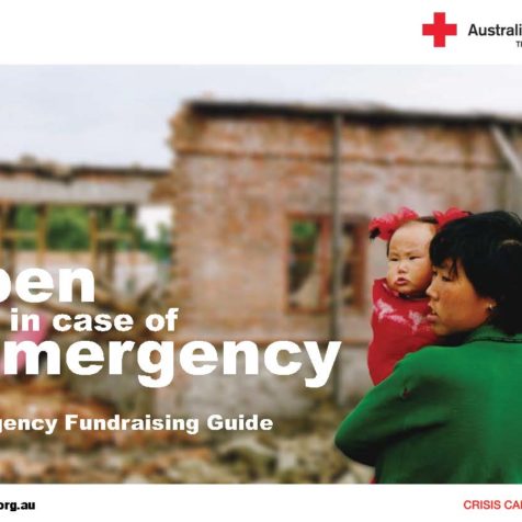 Australian Red Cross Emergency Fundraising Kit
